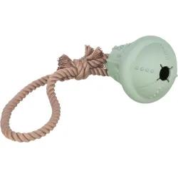 Xmas Bell, vánoční zvonek na laně, ø 12/36 cm, přírodní guma, petrolejová TRIXIE