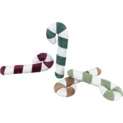 Xmas Candy Cane, vánoční hůlka, plyšová hračka s catnipem, 17,5 cm TRIXIE