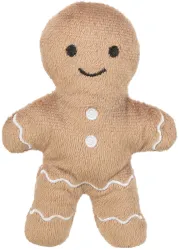 Xmas Gingerbrad Man, plyšový pan Perníček, hračka s catnipem, 11 cm TRIXIE