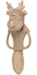 Xmas Reindeer, vánoční plyšový sob na laně, 47 cm TRIXIE