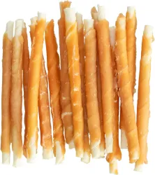 Denta Fun Rolls, tyčky s kuřecím masem, 12 cm, 16 ks/130 g TRIXIE