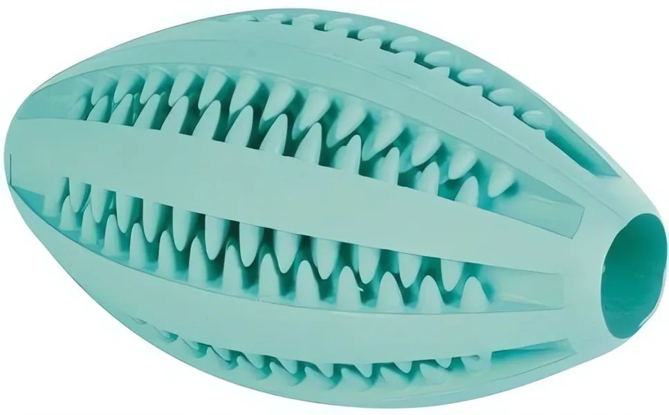 TRIXIE DENTAfun RUGBY míč s mátou 11cm