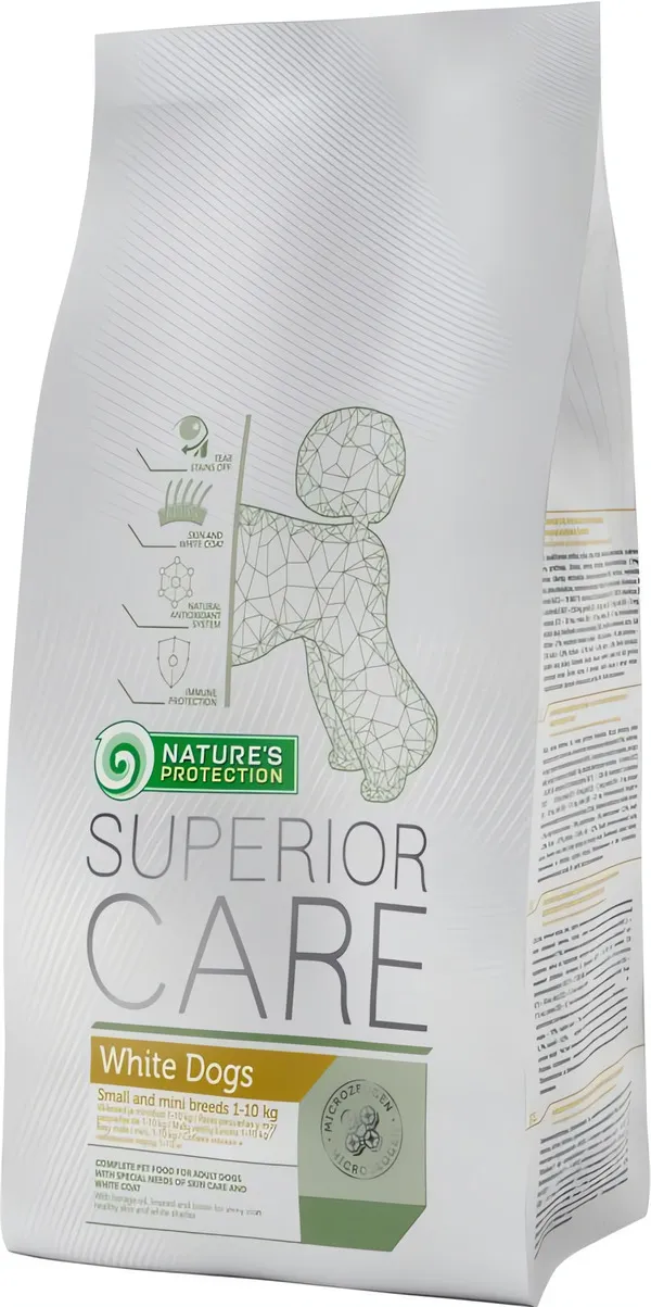 Granule pro psy - bílá srst