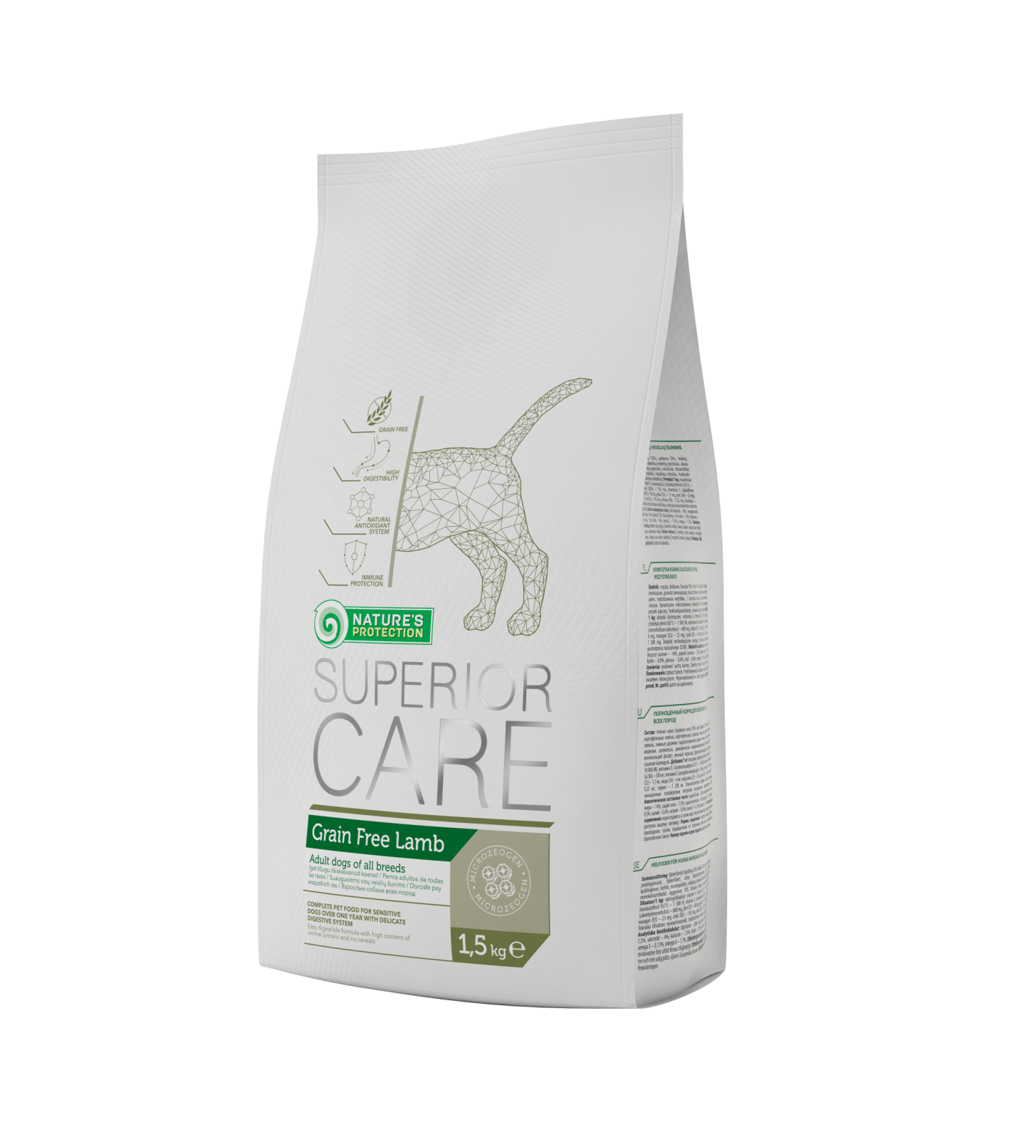 Natures Protection SC Dog Grain Free Lamb 1,5kg Nature´s Protection