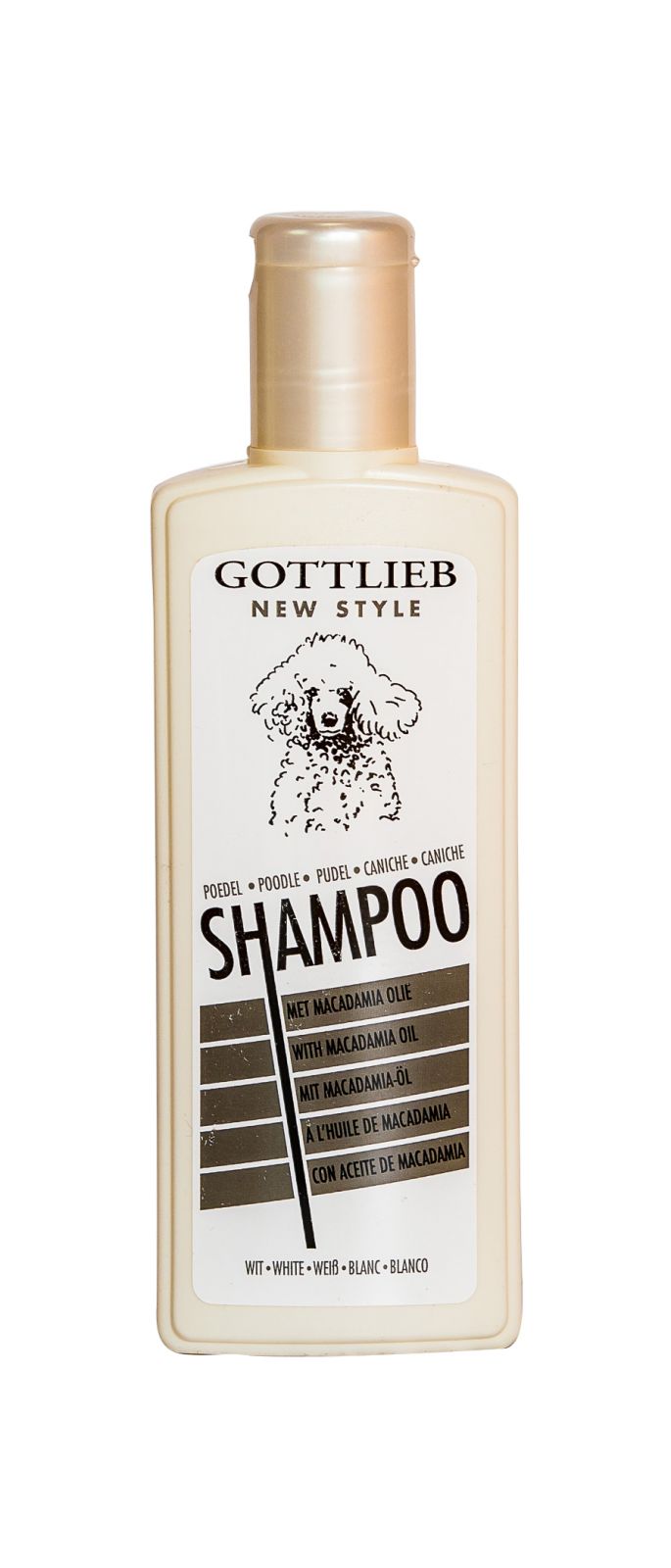 Gottlieb Pudel šampon 300ml-pro bílé pudly s makadam. olejem
