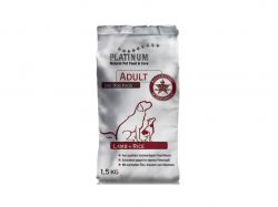 Platinum Natural Adult Lamb & Rice 1,5kg Platinum Natural Adult Lamb & Rice 1,5kg