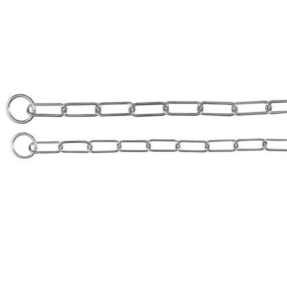 Stahovací obojek jednořadý velká oka 62cm/4mm TRIXIE