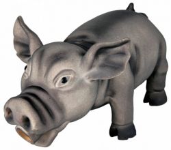 Chrochtající MINI prasátko, latex 17cm TRIXIE