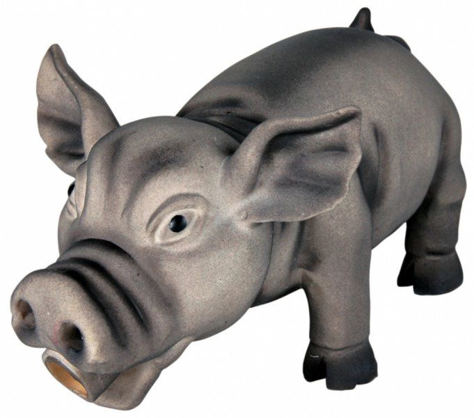 Chrochtající MINI prasátko, latex 17cm TRIXIE