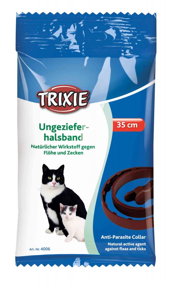 Antiparazitní obojek bylinný 35 cm TRIXIE
