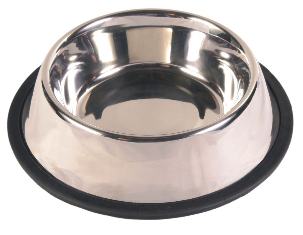 Miska nerez s gumou 0,45l/14cm TRIXIE