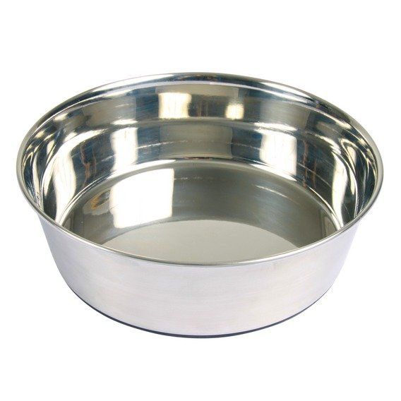 Miska nerez s gumovou základnou 0,5 l / 14 cm TRIXIE