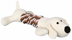 Plyšová aportovací zvířátka pes/hroch 32 cm