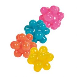 Ježaté kuličky mechová guma 3,5 cm 4ks
