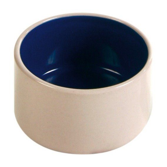 Keramická miska s glazurou 100ml/7cm - béžovo/modrá TRIXIE
