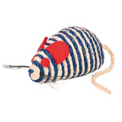 Myš se štěrchacími kuličkami uvnitř, sisal 10 cm TRIXIE