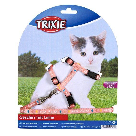 Postroj pro koťata KITTY CAT 21-33 cm/8 mm/1,20 m TRIXIE