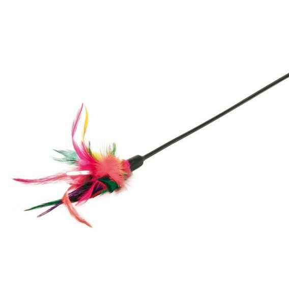 Vábnička s barevným peřím 50cm TRIXIE