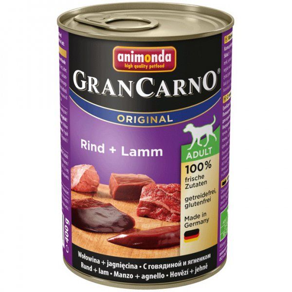 GRANCARNO Adult - hovězí, jehněčí 400g Animonda