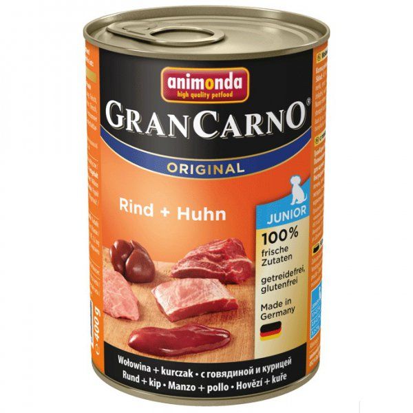 GRANCARNO JUNIOR - hovězí + kuřecí 400g Animonda