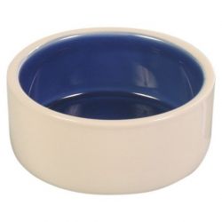 Keramická miska malá 0,35l/12 cm - bílá/modrá