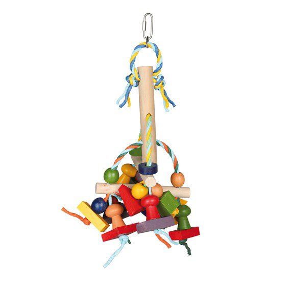 Natural Living - barevná dřevěná závěsná hračka 31 cm TRIXIE