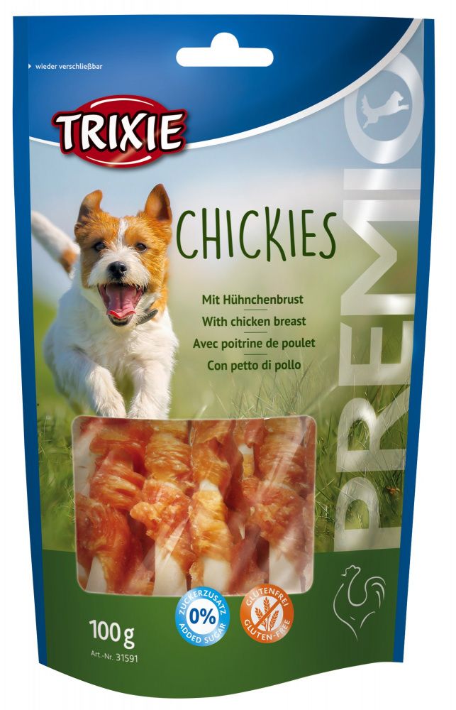 Premio CHICKIES Light - kalciové kosti s kuřecím masem 100 g TRIXIE