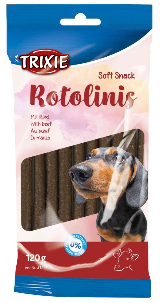 ROTOLINIS s hovězím 12 ks, 120g/12cm TRIXIE