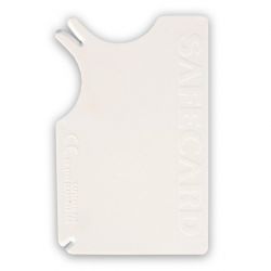 SAFECARD - plastová karta na vytahování klíšťat 8x5 cm