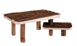 Schodiště pro morče, králíka 2 patra 37x17x28 cm