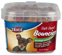 Soft Snack BOUNCIES mini kostičky kuřecí, jehněčí, dršťky 140 g