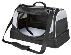 Transportní taška-pelíšek HOLLY 50x30x30 cm nylon,černo/šedá
