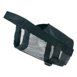 Náhubek nylonový se síťkou, polyester, černý S-M 17 - 23 cm TRIXIE