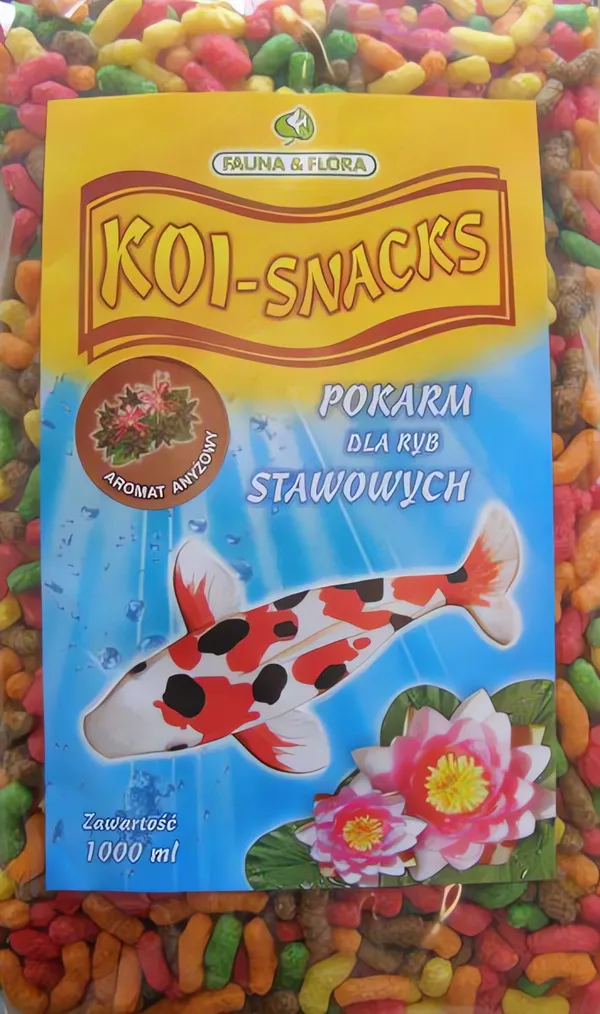 Krmivo MIX válečky pro ryby v zahradním rybníku 1l FAUNA FAUNA I FLORA
