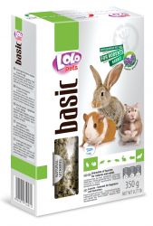 LOLO BASIC granulovaná vojtěška pro hlodavce 350 g krabička