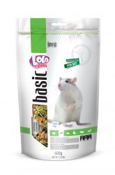 LOLO BASIC kompletní krmivo pro potkany 600 g Doypack