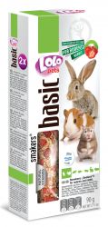 LOLO SMAKERS 2 klasy jahodové pro hlodavce 90 g