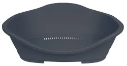 Plastový pelech Sleeper č. 3 s větráním 66/80 cm tmavě šedý