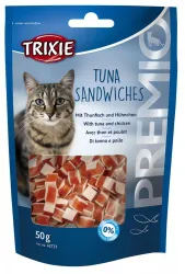 PREMIO Tuna Sandwiches 50 g - s tuňákem a kuřecím masem