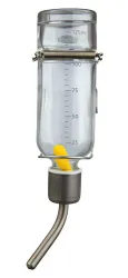 Skleněná napáječka pro křečky 125 ml s úchytem na klec
