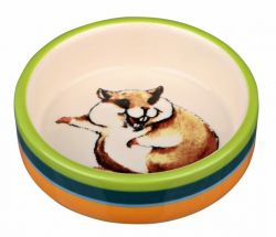 Keramická miska s motivem křečka 80 ml/ 8 cm
