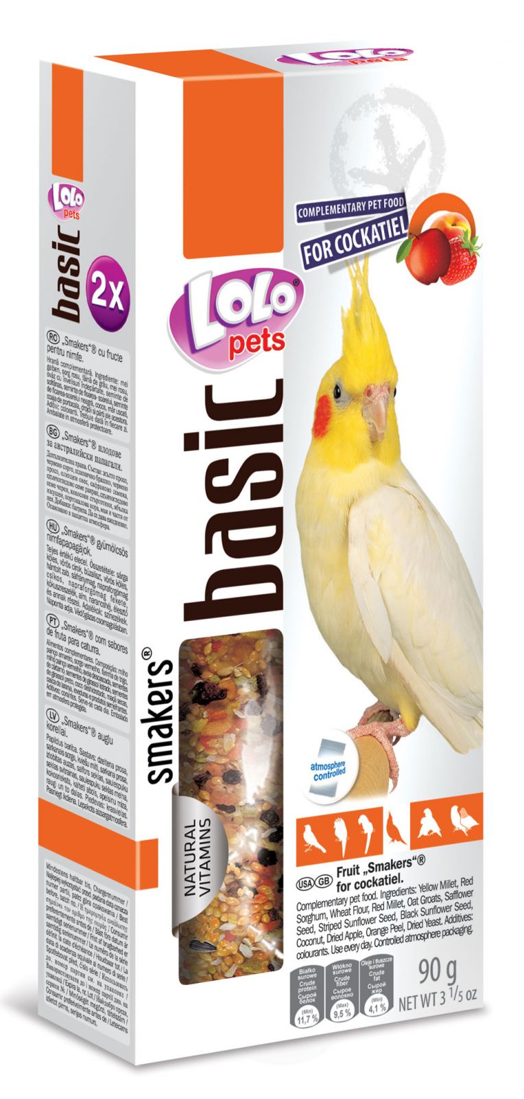 LOLO SMAKERS 2 klasy ovocné pro korely 90 g