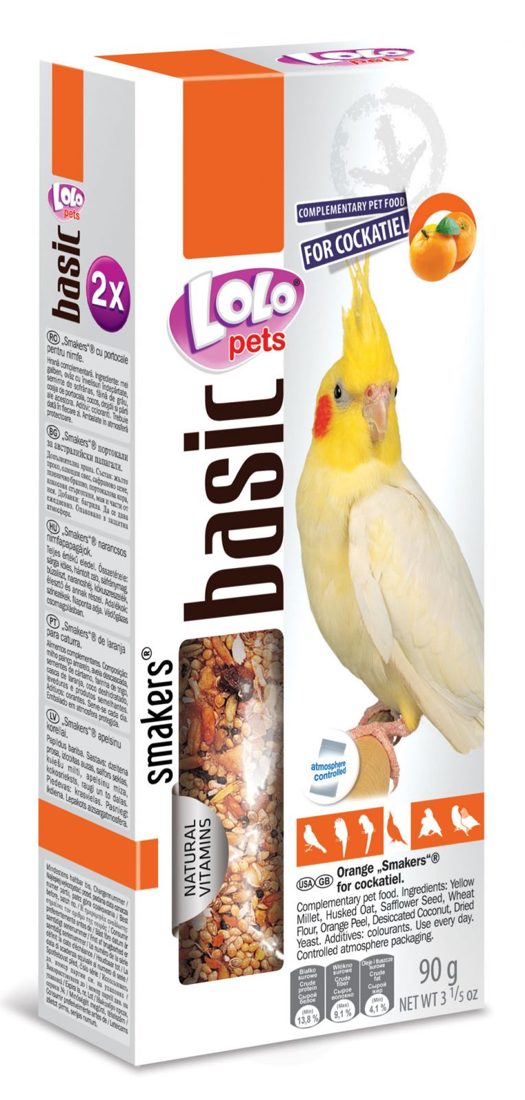LOLO SMAKERS 2 klasy pomerančové pro korely 90 g