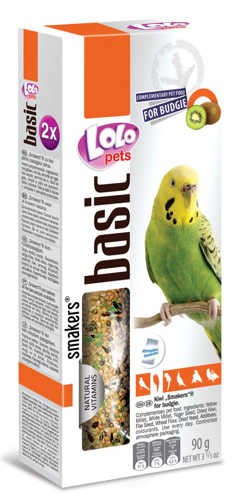LOLO SMAKERS 2 klasy s kiwi pro andulky 90 g