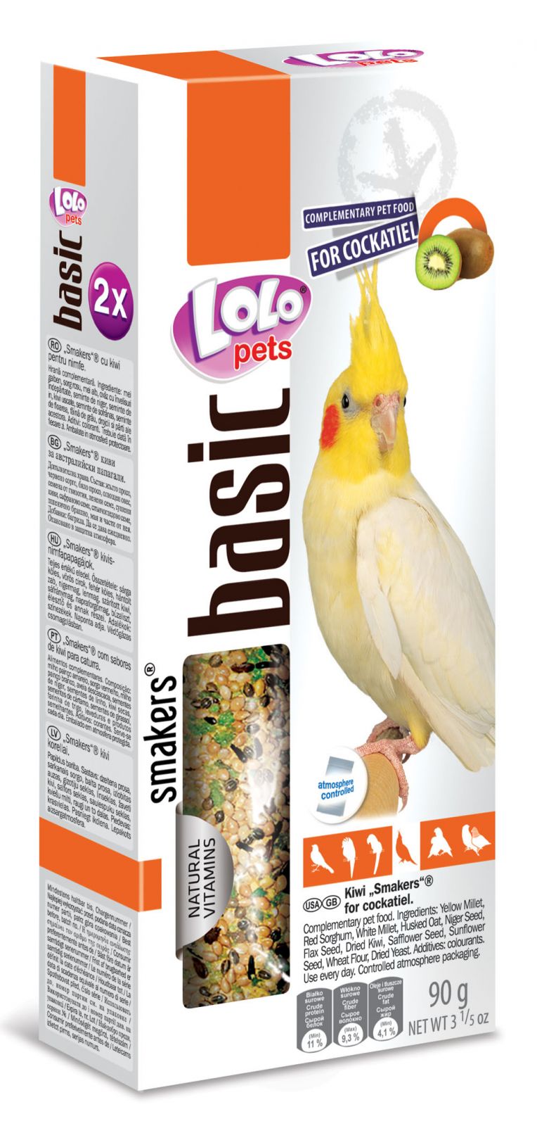 LOLO SMAKERS 2 klasy s kiwi pro korely 90 g