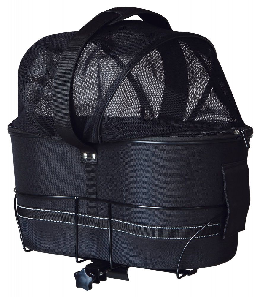 Přepravka na zadní nosič kola pro psa,kryt síťovina 48x29x42 TRIXIE