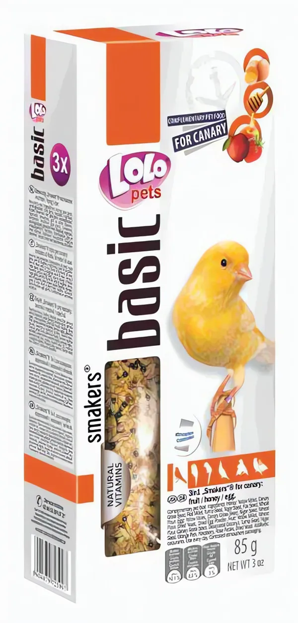 LOLO SMAKERS MIX 3 klasy mix (ovoce,med,vejce) kanár 85g