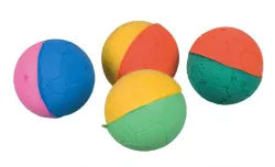 Míčky mechová guma různobarevné 4,3 cm bal. 4ks