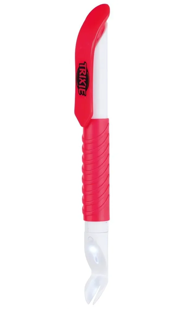 Vytahovač na klíšťata - v tužce s LED světlem 14 cm TRIXIE