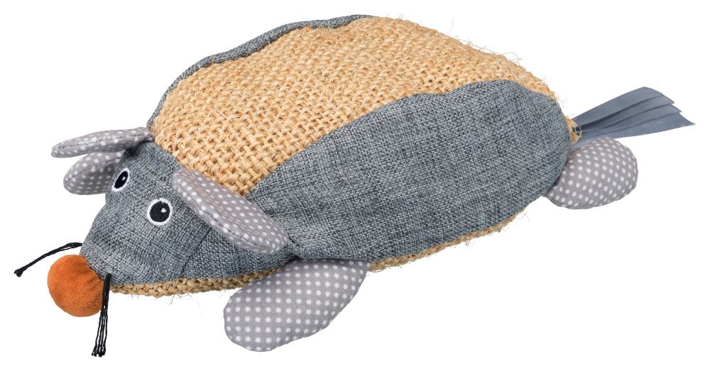 Sisalová myš, sisal/látka 30 cm přírodní/šedá TRIXIE